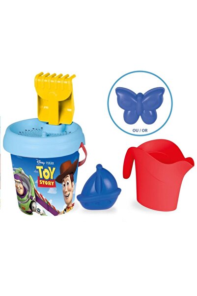 Smoby Set pentru nisip Toy Story, galetusa 17 cm cu sita, accesorii (lopatica...