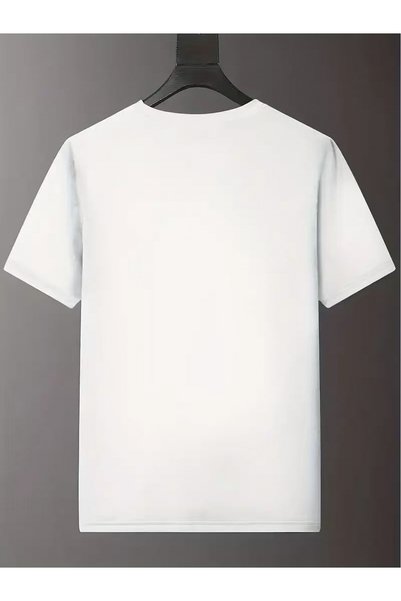 86033 Stylish Print T-Shirt, Versatile Summer Top for Men'S Fashion