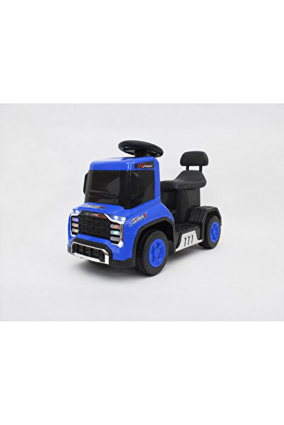 OEM Mașinuță electrica tip camion pentru copii 2-8 ani, albastră, cu volan,cu...