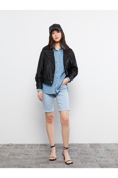LC Waikiki Peak New Season Standard Fit Straight Pocket Detailed Women's Rode...