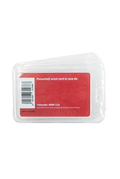 MC Micostore Suport ecuson 609V, vertical, 110x70mm, rigid, pentru carte de v...