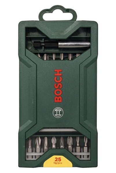 Bosch X-Line Mini 25 Parça Vidalama Seti Akülü Matkap Ucu Seti