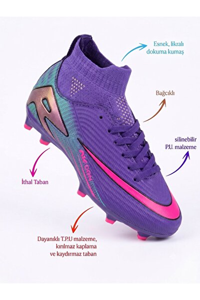 AlbiShoes Boys' Football Field Boots, Quality Imported Sole, Flexible, Foot-F...