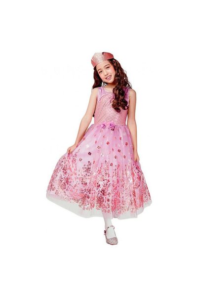 Godan Costum carnaval Printesa roz- auriu, pentru copii, 5-6 ani ( 110/120 cm)