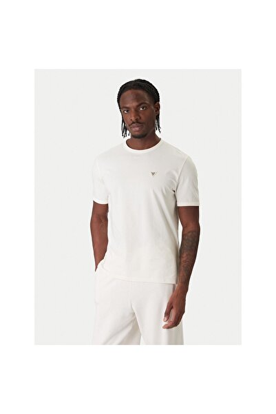 Guess Ανδρικό T-shirt Z6RI07J1314 Κρεμ