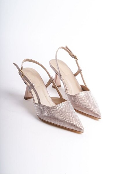 PASSAGE SHOES Women's Open-Back Heeled Shoes 3112 Rose