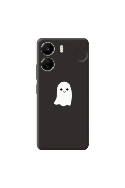 Other Xiaomi Redmi 13C Ghost Black Colored Silicone TPU Θήκη