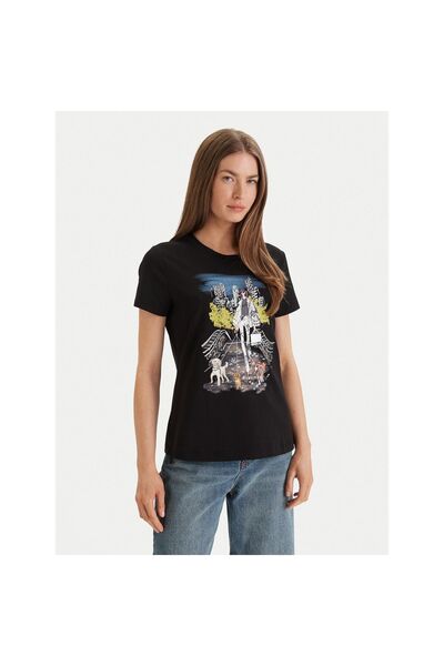 Dkny Tricou de damă P61M0WNA Negru