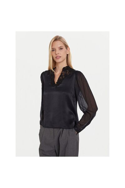 TWINSET Γυναικεία Μπλούζα 252TT2243 Μαύρη