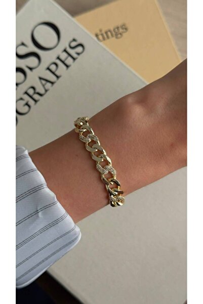 İREM YILDIZ 14K Luxury Gold Kararma Yapmaz Kadın Bileklik
