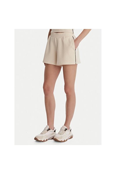 Guess Șorturi sport de damă V6GD08K3004 Crem