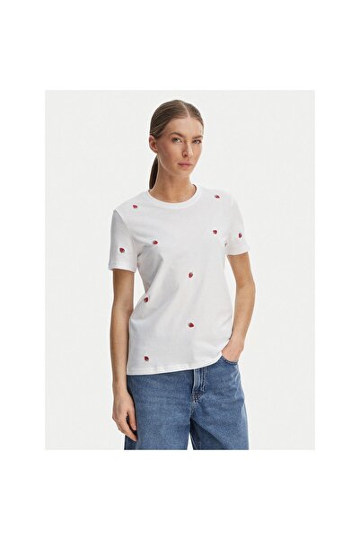 ONLY Γυναικείο T-shirt 15288473 Λευκό