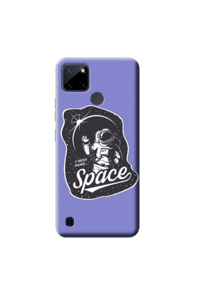 Other Realme C25Y I need more spacee Purple Colored Silicone TPU Θήκη