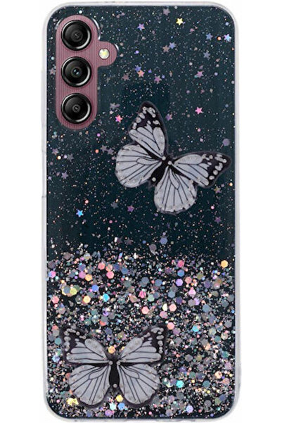 OEM Λαμπερή Μαύρη Θήκη Πλάτης Σιλικόνης (Galaxy A14) Κωδικός: 01SAM4264