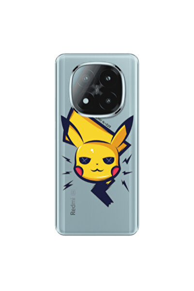 Other Xiaomi Redmi Note 14 Pro + 5g Pikachu Transparent Silicone TPU Θήκη