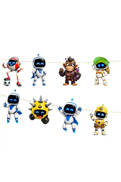 parti show Astrobot Dekoratif Banner 17*150 cm