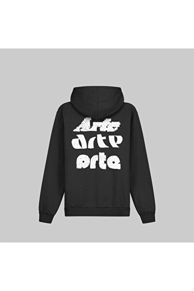Arte Antwerp Φούτερ με κουκούλα με πολύχρωμη εκτύπωση XXL