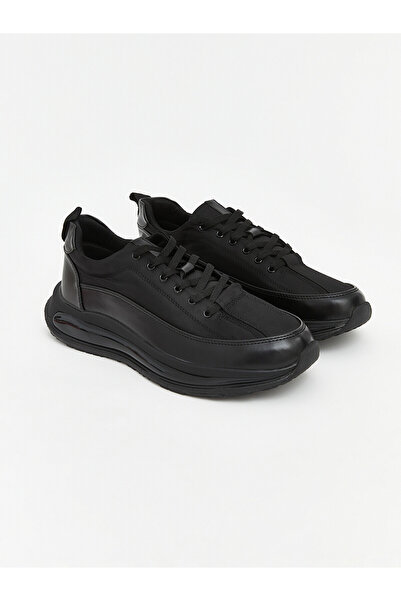 LC Waikiki Peak New Season Men's Sports Shoes with Laces and Thick Soles