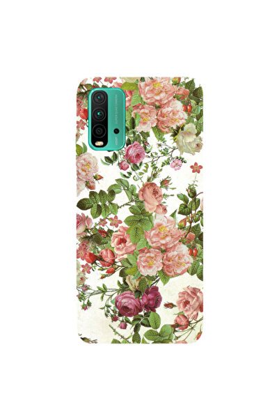 Other Xiaomi Redmi 9T Pink roses 2 Transparent Silicone TPU Θήκη