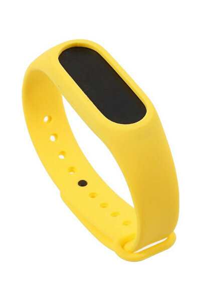 OEM Λουράκι Σιλικόνης με Πείρο Κίτρινο (Mi Band 2) BRMIBAND2MCYE