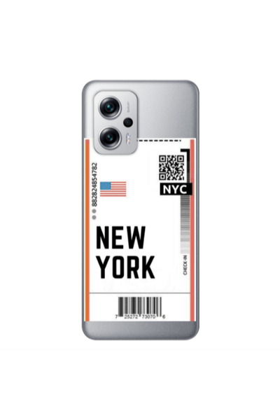 Other Xiaomi Poco X4 GT New York NYC Transparent Silicone TPU Θήκη
