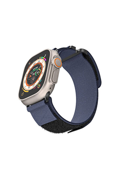 OEM Υφασμάτινο Λουράκι Μπλε (Apple Watch 42/44/45/49mm - Μπλε)