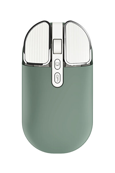 Anatoptan Kablosuz Sessiz Mouse - 1600 DPI, Hafif Tasarım, Çift Yönlü Bağlant...