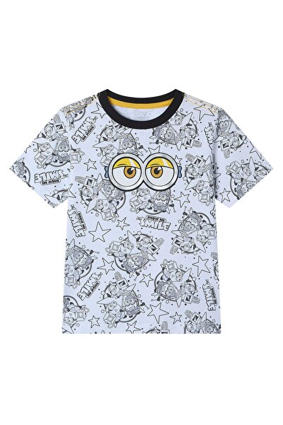 Giordano Kids' Minions Fun Grid Graphic Tee