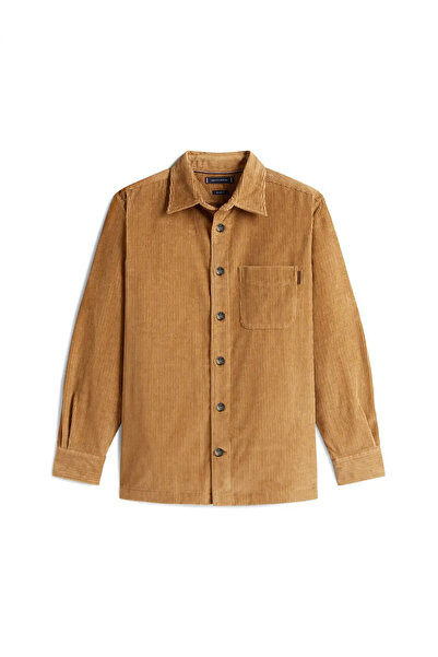 Tommy Hilfiger CORDUROY RLX OVERSHI, 0HD Kahverengi Erkek Ceket