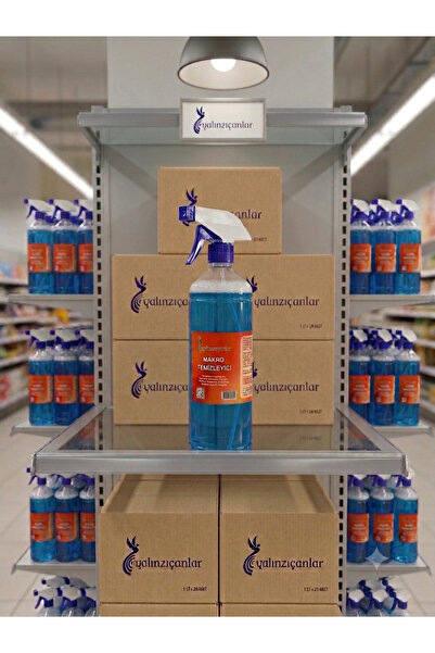Yalnızuçanlar sihirli güç duşakabin ve armatür temizleyici 1LT Makro Temizleyici