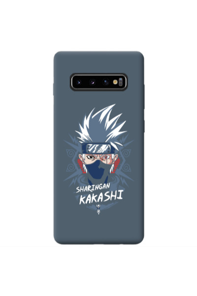 Other Samsung S10 Anime Mangoo Dark Grey Colored Silicone TPU Θήκη