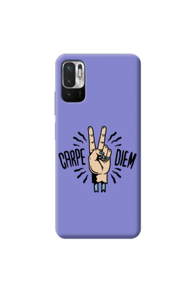 Other Xiaomi Redmi Note 10 Pro 5G Carpe Two Diem Purple Colored Silicone TPU ...