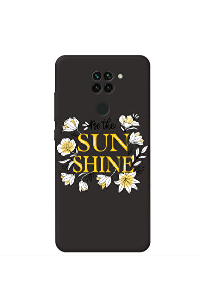 Other Xiaomi Redmi Note 9 Sun Shine Black Colored Silicone TPU Θήκη