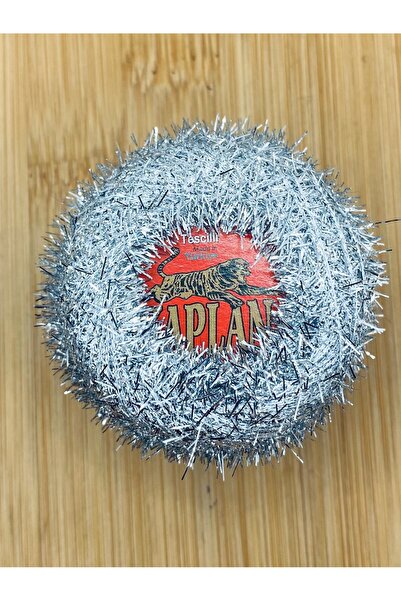 Kaplan Silvery Punch Embroidery Thread, Punch Thread Net; 10 Gr