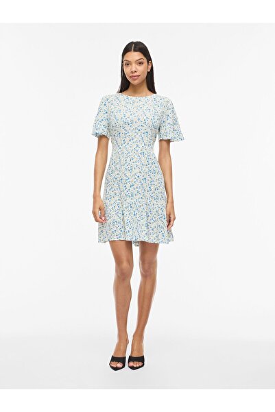 VILA Minikleid VIGREIS Kurzärmeliges