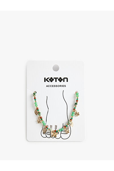 Koton Stone Detailed Butterfly Chain Anklet