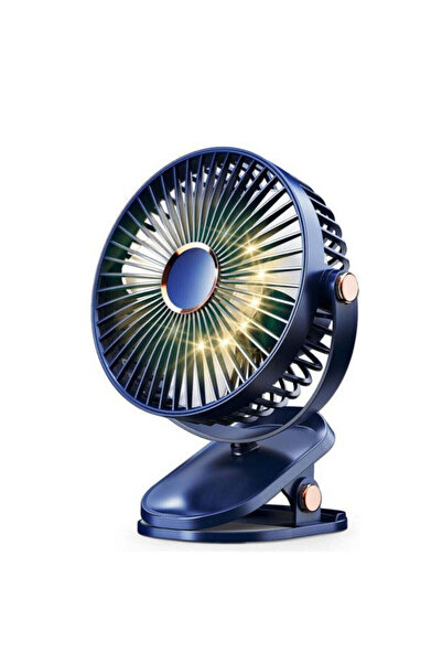 Generic USB Desk Fan, Clip-on Fan, 5 Speeds with 360° Rotation, Small Portabl...