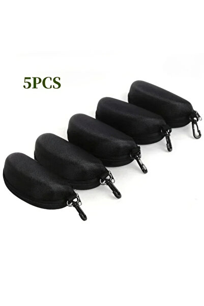 Choice black 5pcs 5pack Portable Zipper Sunglasses Protector Box Eye Glasses ...