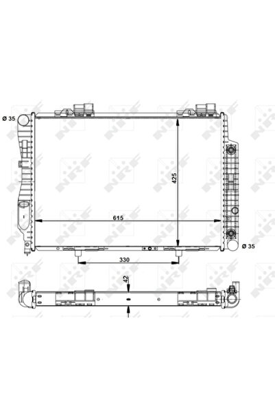 NRF Radiator Racire Motor MERCEDES-BENZ C-CLASS