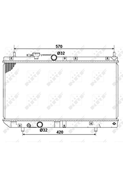 NRF Radiator Racire Motor DAIHATSU APPLAUSE 2/GRAN MOVE