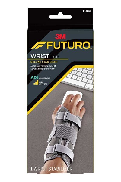 FUTURO ™ Deluxe Wrist Stabilizer, Comfortable Protection, Three-Strap Design,...