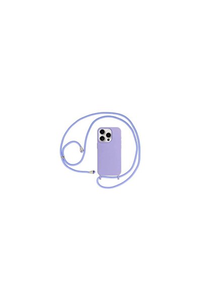 Apple iPhone 15 Testa Strap Σιλικόνης Σχέδιο 1 Μωβ