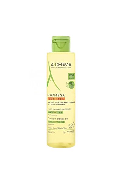 A-DERMA Exomega Control Αντι-τριβικό Μαλακτικό Λάδι Ντους, μαλακτικό καθαριστ...