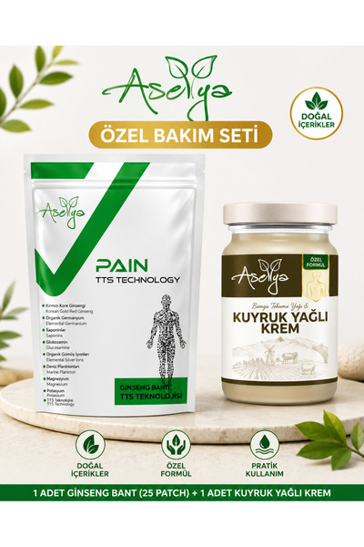 asellya sağlıklı yaşam Aselya Premium Kas & Eklem Bandı + Aselya Kuyruk Yağlı...