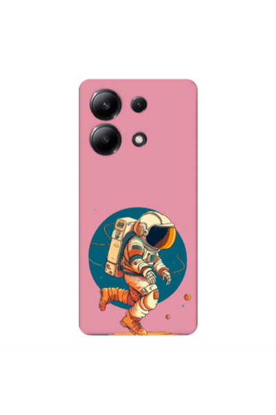 Other Xiaomi Redmi Note 13 4G Run Space Pink Colored Silicone TPU Θήκη