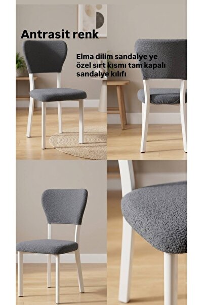 SENNORA Elma Dilim Chair Cover - Full Back Coverage - Flexible Elastic Washab...