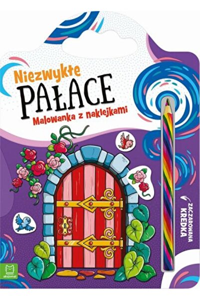 AKSJOMAT Carte de colorat cu autocolante, Askjomat, Multicolor