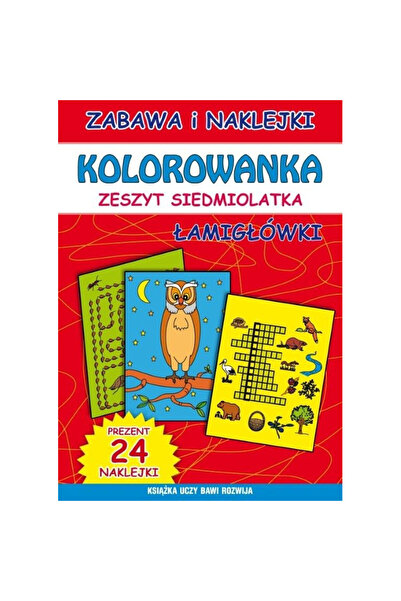 OEM Literat Kolorowanka i lamiglowki ksiazka edukacyjna dla 7 latka, LITERAT,...
