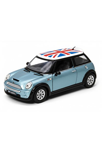Noname Μεταλλικό αυτοκινητόμοχλο Mini Cooper S με τη σημαία της Μεγάλης Βρετα...