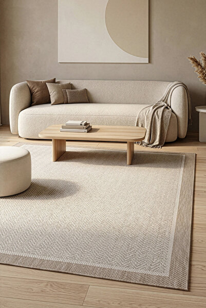 Beyome Sisal Plus Hasır Dokuma Halı | Kaymaz Taban | Makinede Yıkanabilir | B...